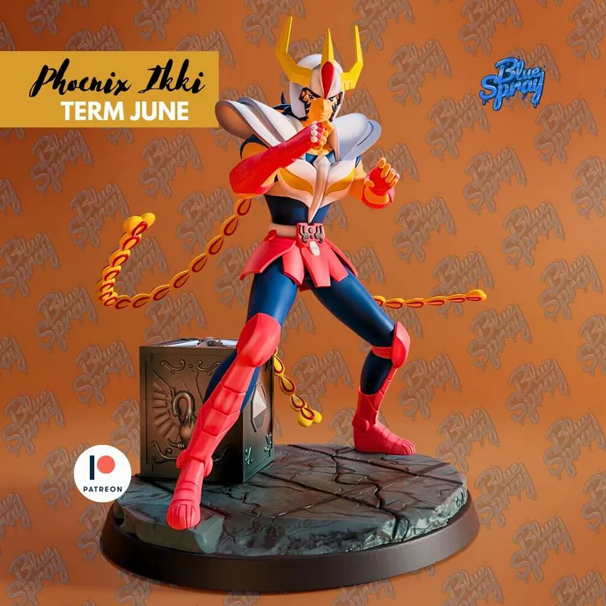 Phoenix Ikki – Saint Seiya 3D printable STL model
