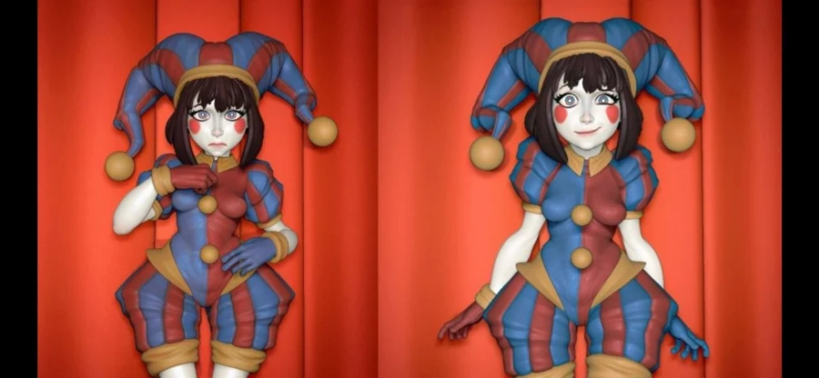 Pomni - The Amazing Digital Circus 3D printable STL model