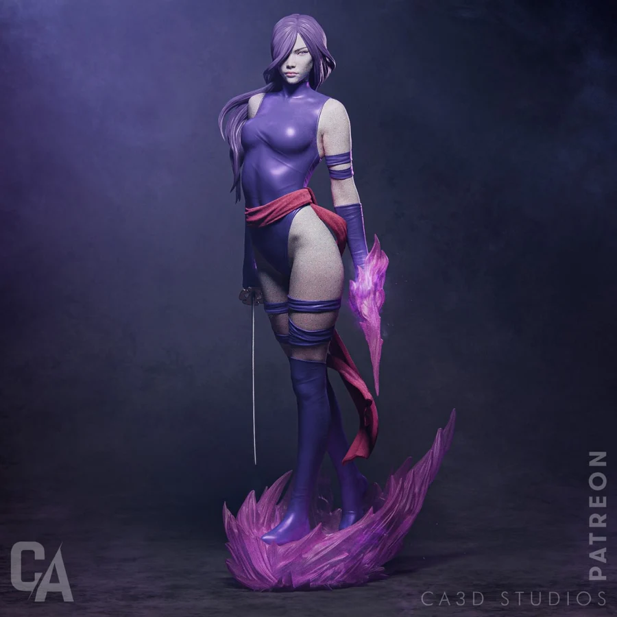 Psylocke - Marvel 3D printable STL model