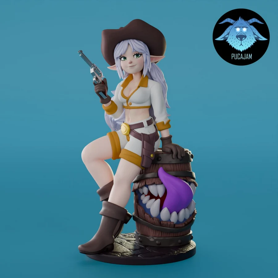 Frieren Cowgirl – Frieren 3D printable STL model