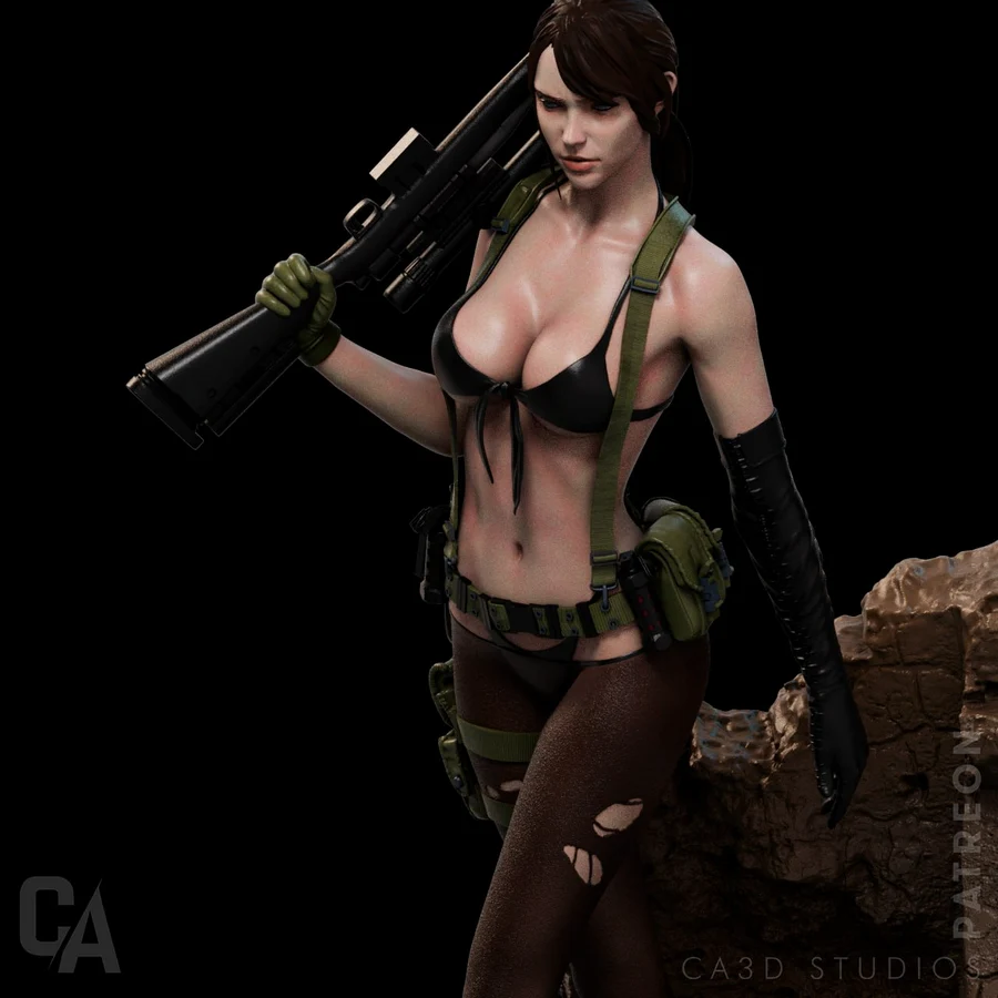 Quiet - Metal Gear Solid 3D printable STL model