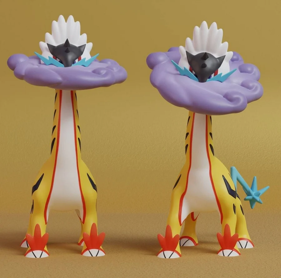 Raging Bolt - Pokémon 3D printable STL model