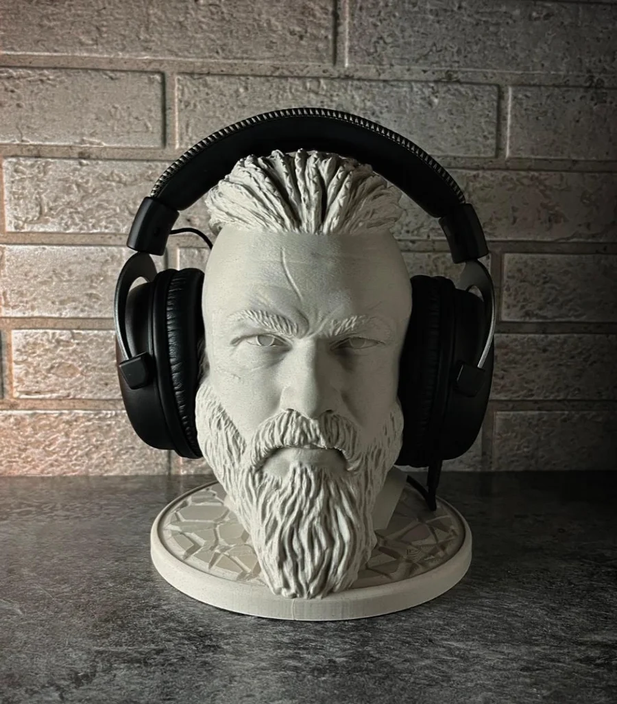 Ragnar Headphone Stand – Vikings 3D printable STL model