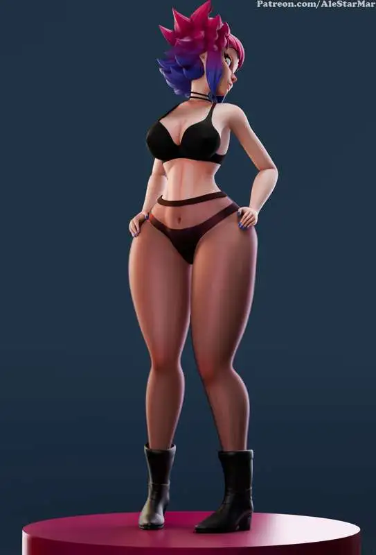 Ramona - Scott Pilgrim 3D printable STL model