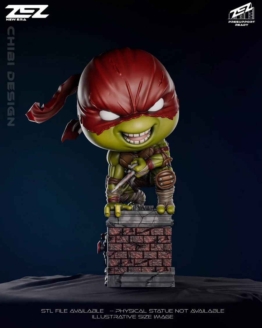Raphael – Teenage Mutant Ninja Turtles 3D printable STL model