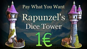 Rapunzel Dice Tower – Disney 3D printable STL model