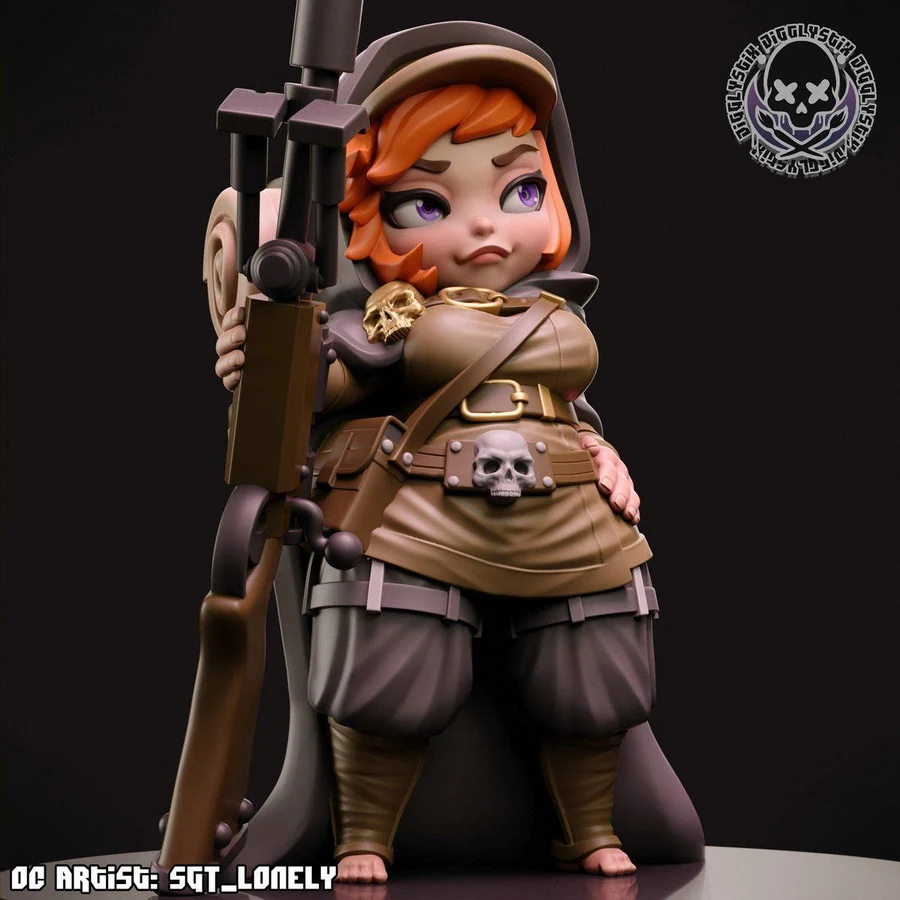 Ratling Sniper - Warhammer 40K 3D printable STL model