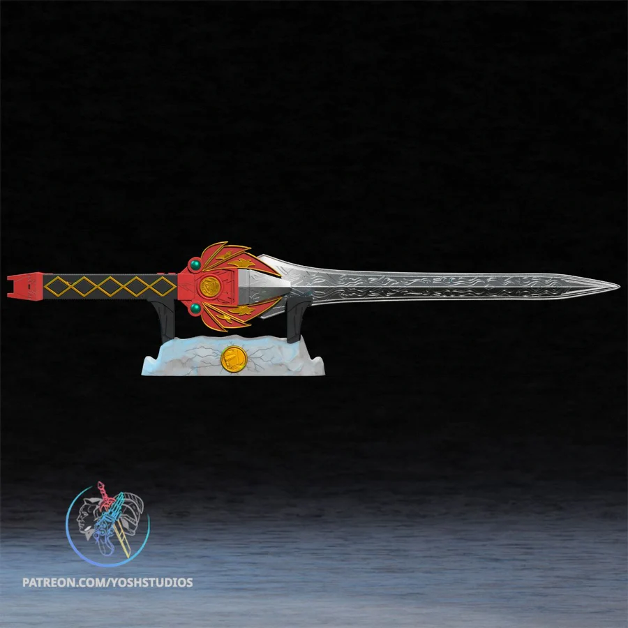 Red Ranger Sword – Power Rangers 3D printable STL model