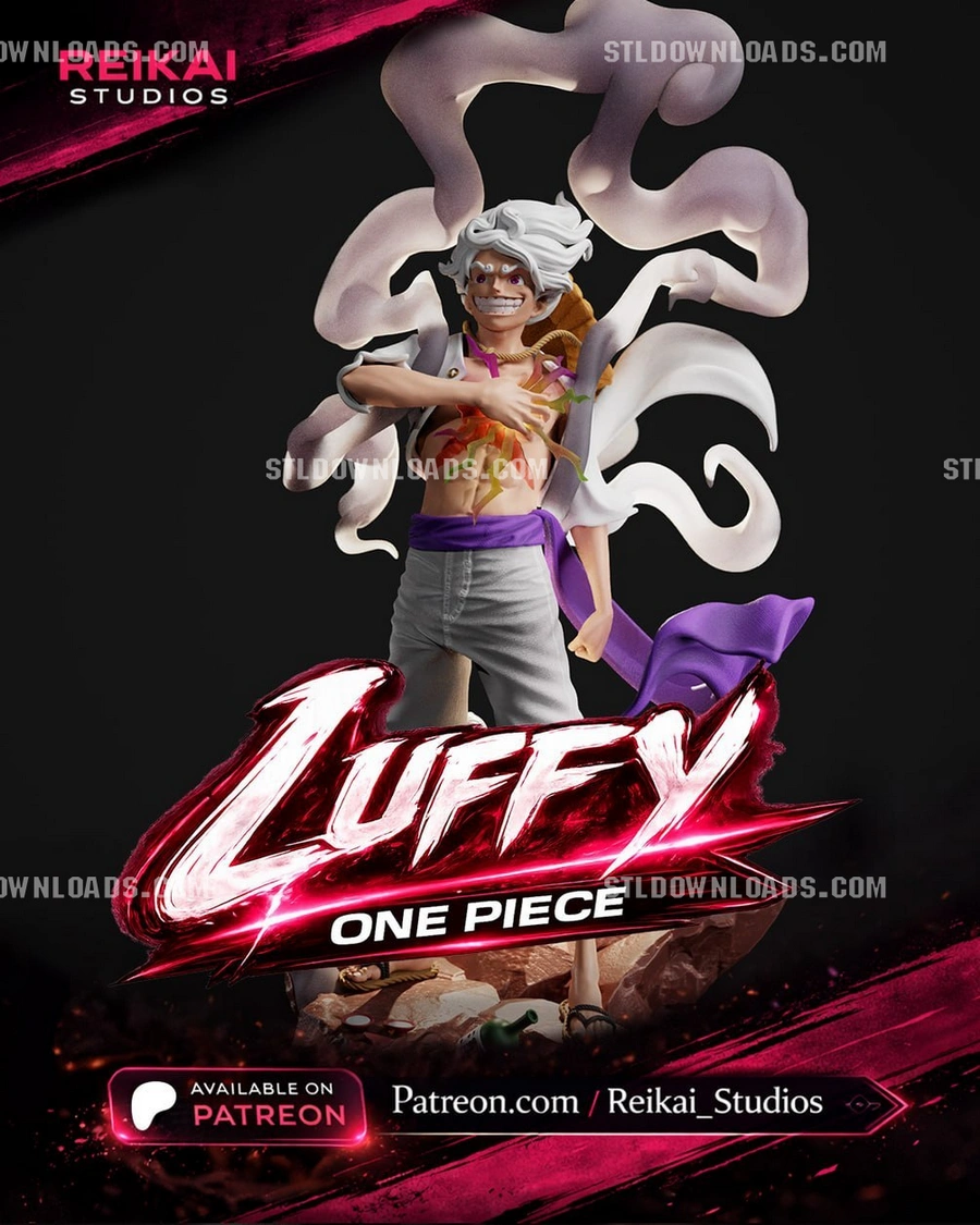 Luffy Gear 5 – One Piece 3D printable STL model