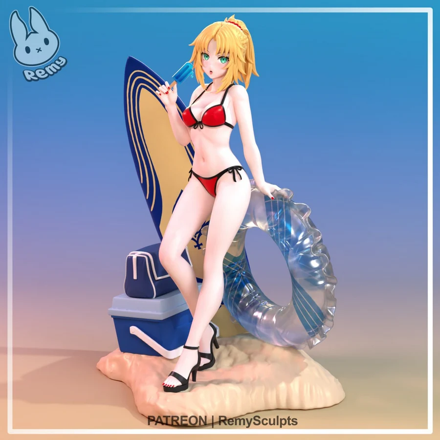 Mordred Summer – Fate/Grand Order 3D printable STL model