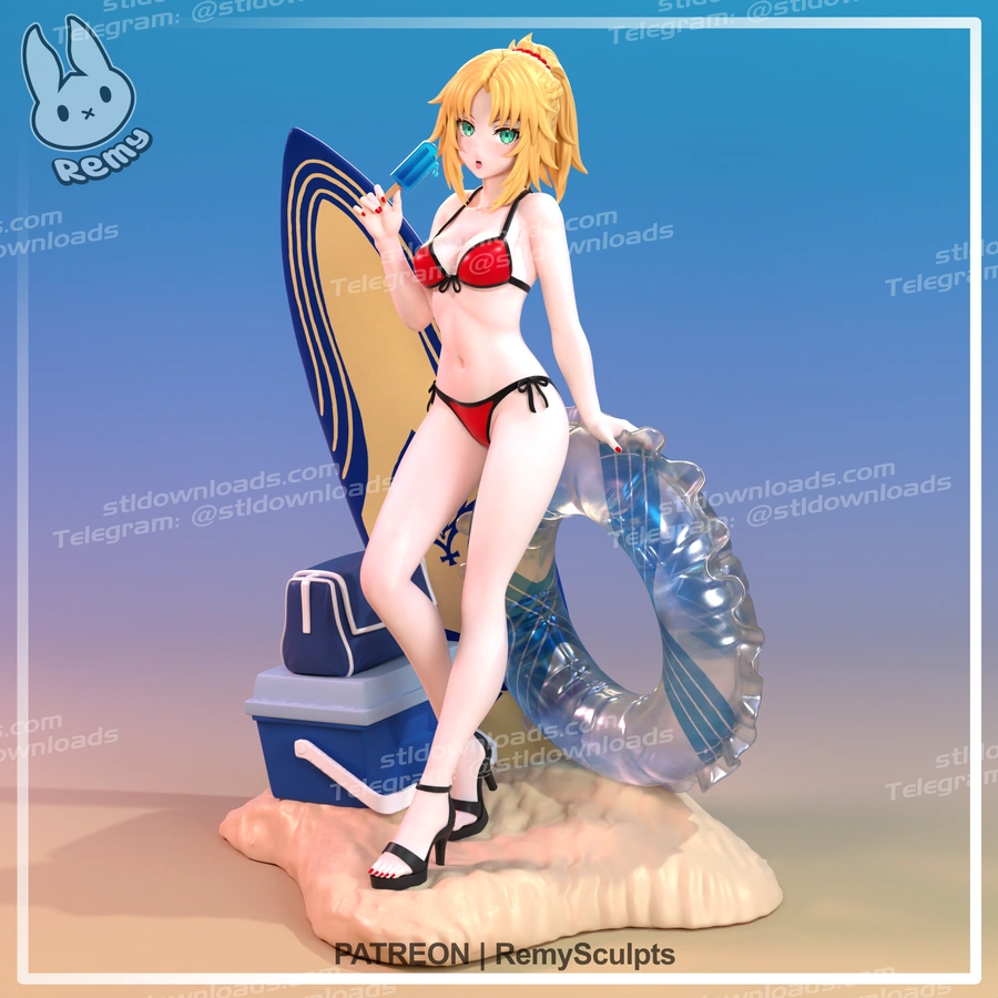 Mordred Summer Knight – Fate Grand Order 3D printable STL model