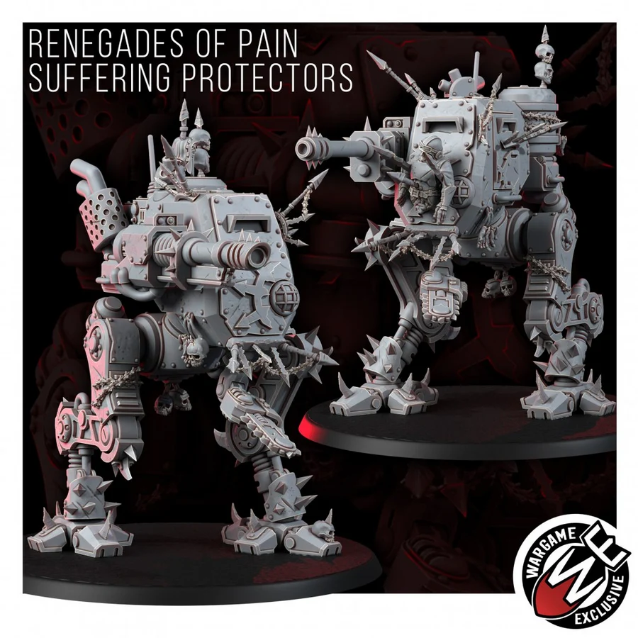 Renegades of Pain Suffering Warden 3D printable STL model
