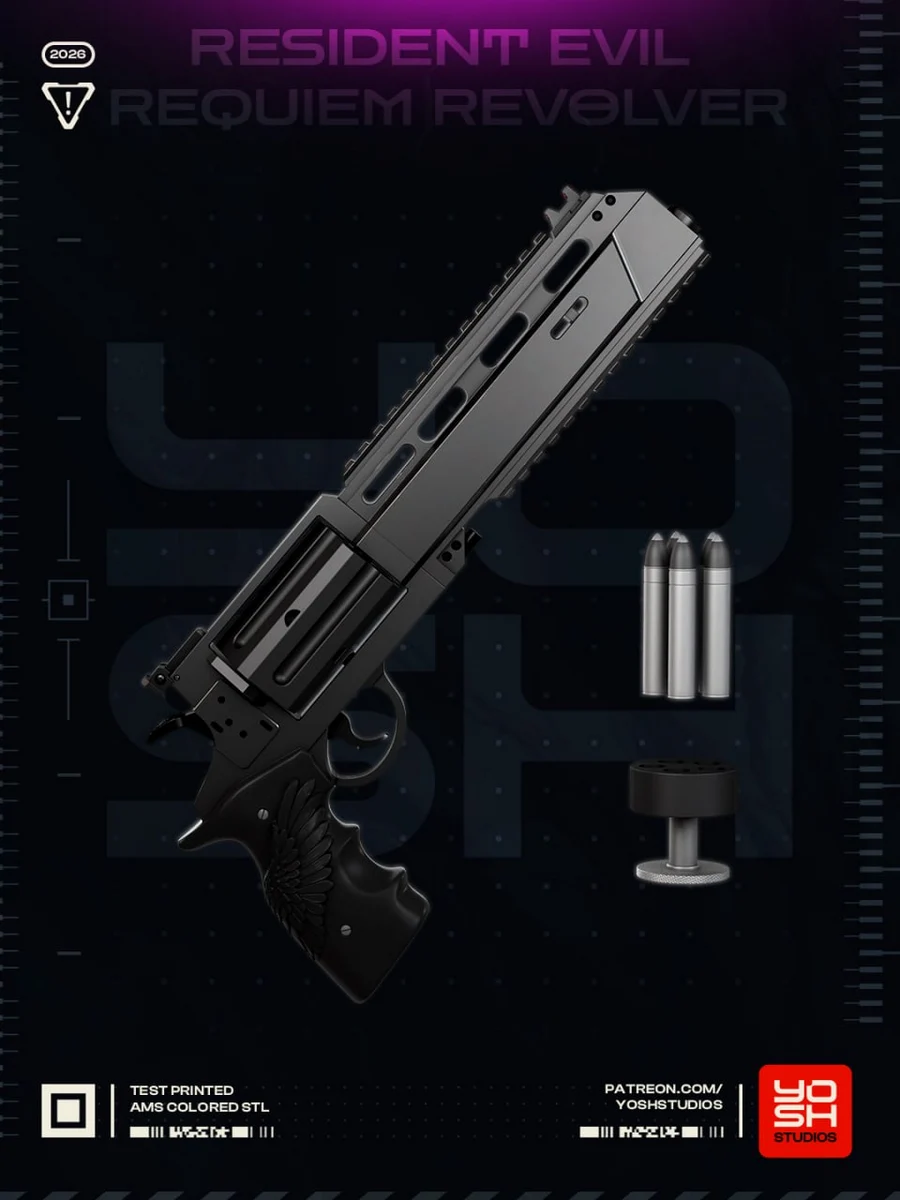 Resident Evil Revolver Requiem – Resident Evil 3D printable STL model