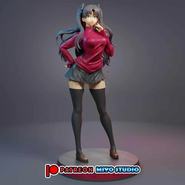 Rin Tohsaka - Fate 3D printable STL model