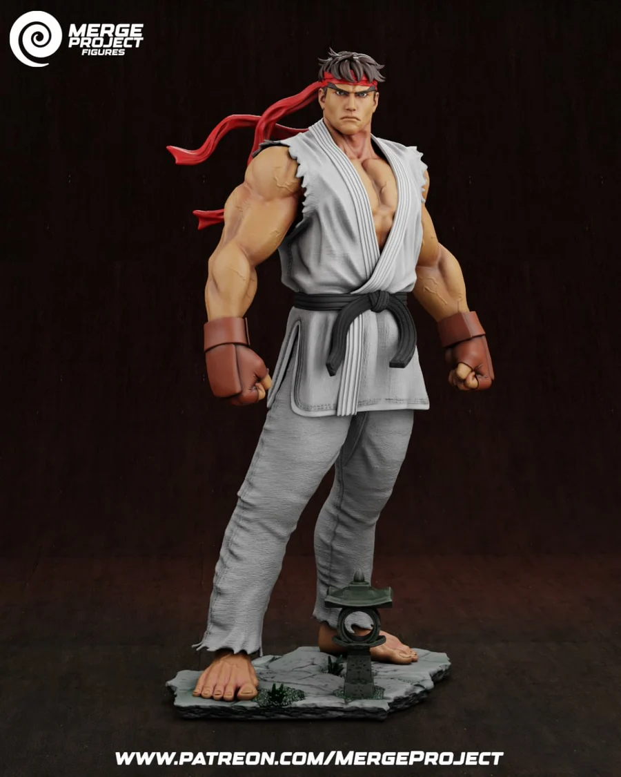 Ryu - Street Fighter 3D printable STL model