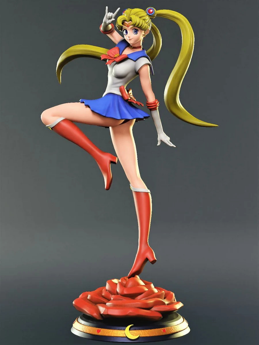 Sailor Moon Serena Tsukino - Sailor Moon 3D printable STL model