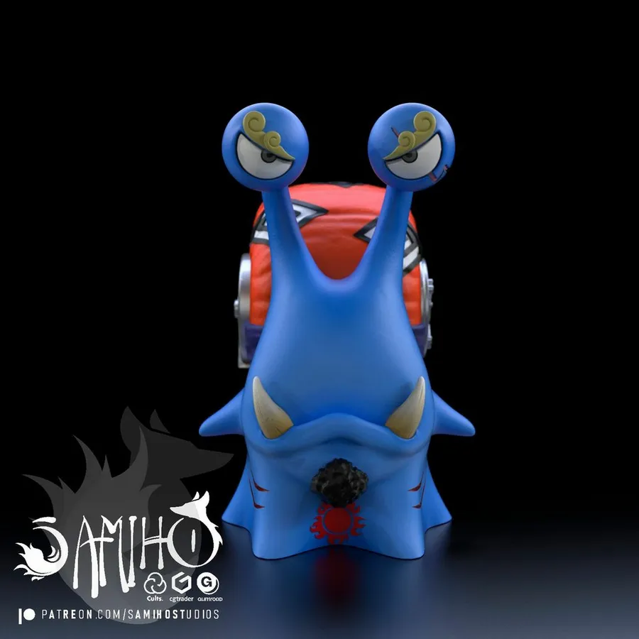 Jinbe DenDen Mushi - One Piece 3D printable STL model