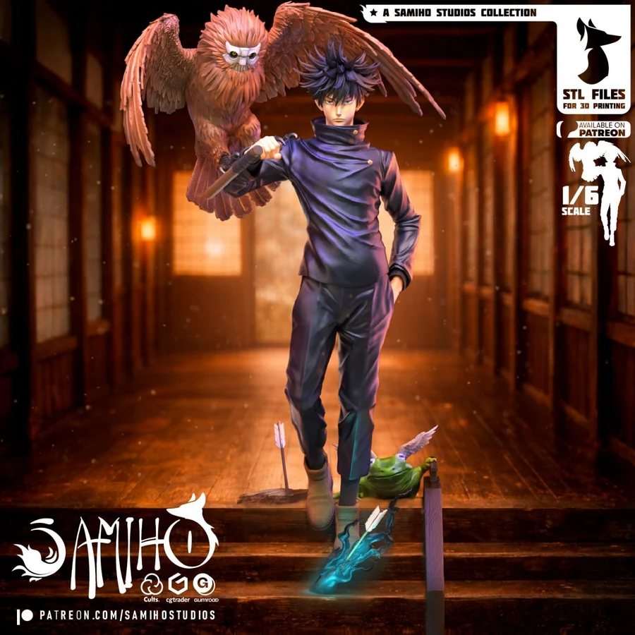 Megumi Fushiguro – Jujutsu Kaisen 3D printable STL model