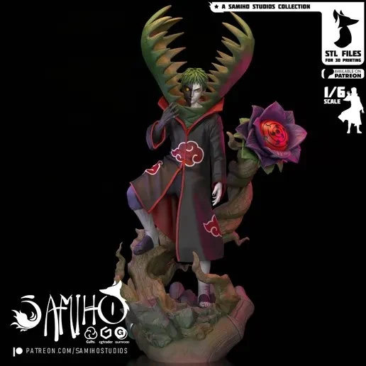 Zetsu – Naruto 3D printable STL model