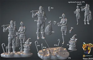 Santa Claus 3D printable STL model