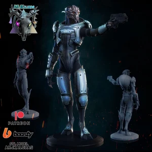 Saren – Mass Effect 3D printable STL model