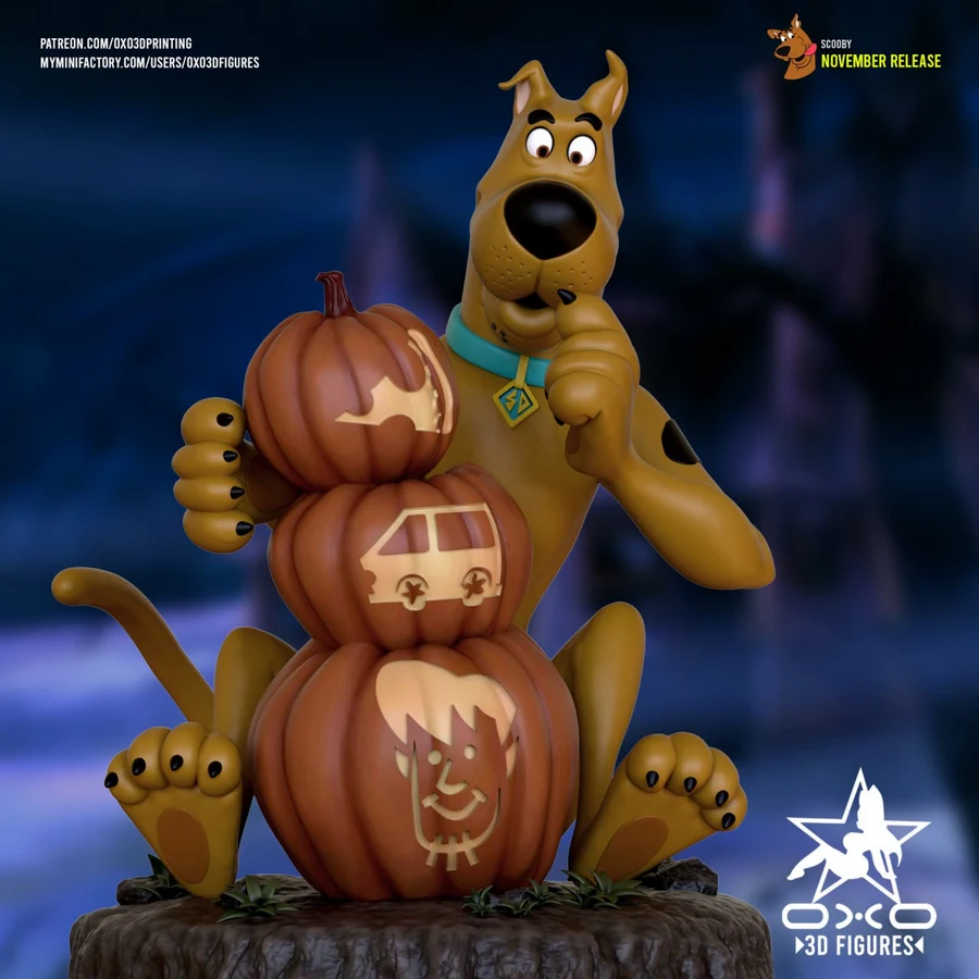 Scooby-Doo Mystery Dog – Scooby-Doo STL render Scooby-Doo Mystery Dog – Scooby-Doo 3D printable STL model