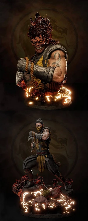 Scorpion – Mortal Kombat 3D printable STL model