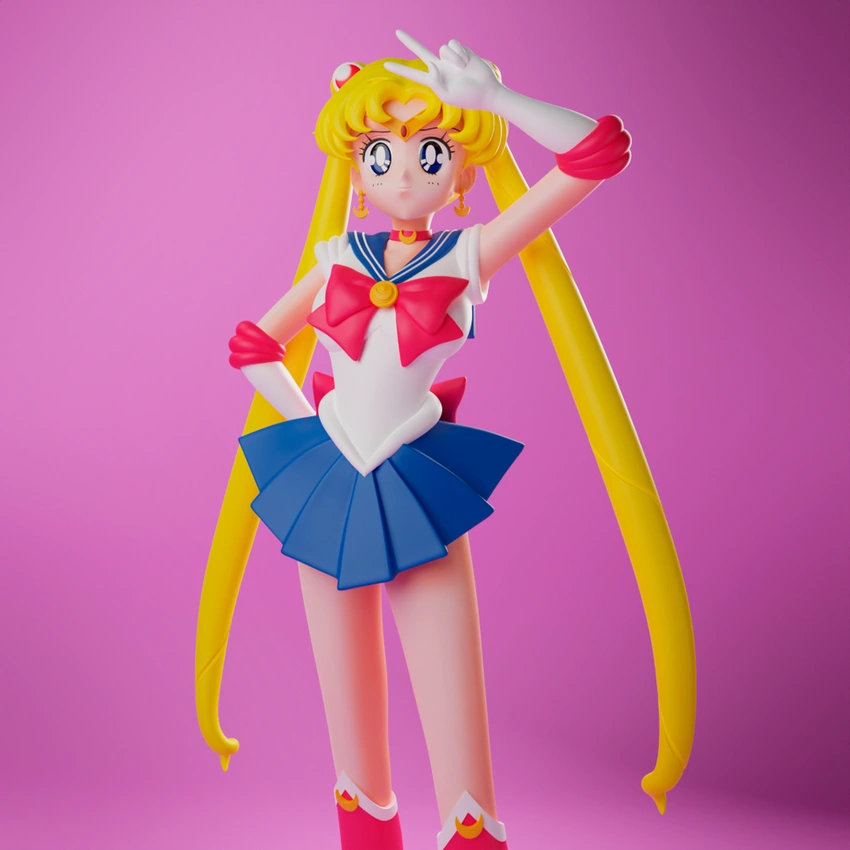 Serena Tsukino Sailor Moon – Sailor Moon 3D printable STL model