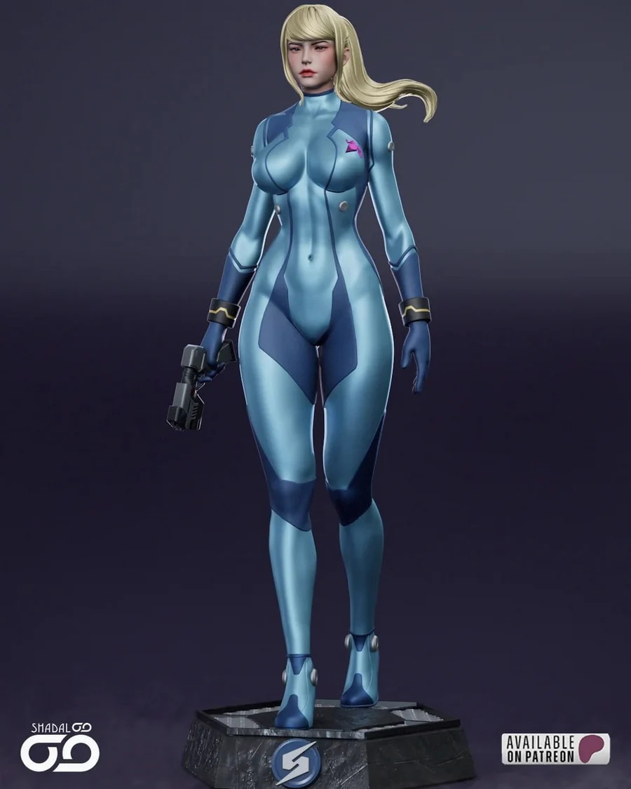 Samus Aran Extra – Metroid 3D printable STL model