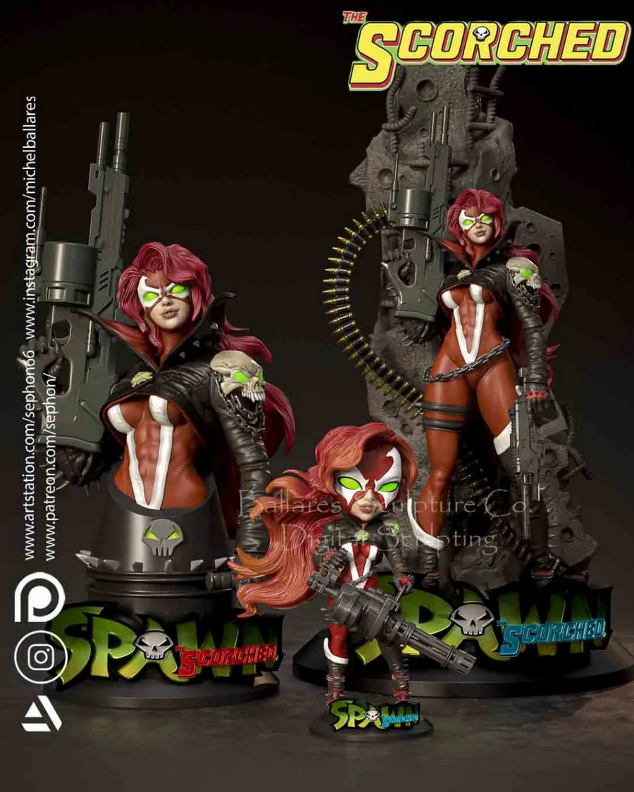 She-Spawn - Spawn 3D printable STL model