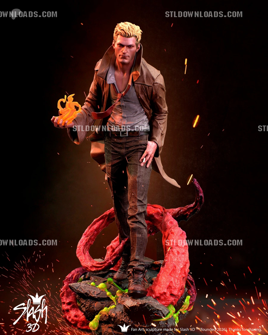Constantine – DC Comics 3D printable STL model