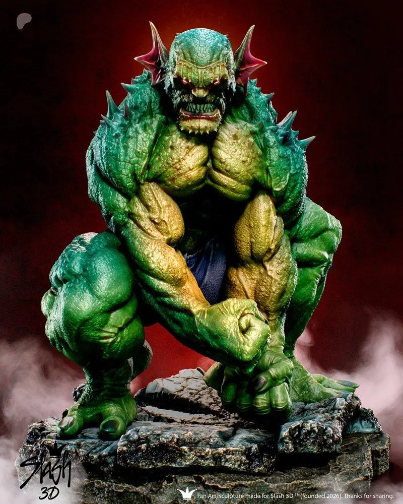 Abomination – Marvel STL render Abomination – Marvel 3D printable STL model