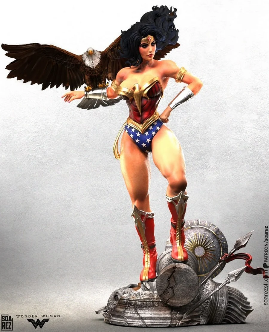 Wonder Woman Variant – DC Comics 3D printable STL model