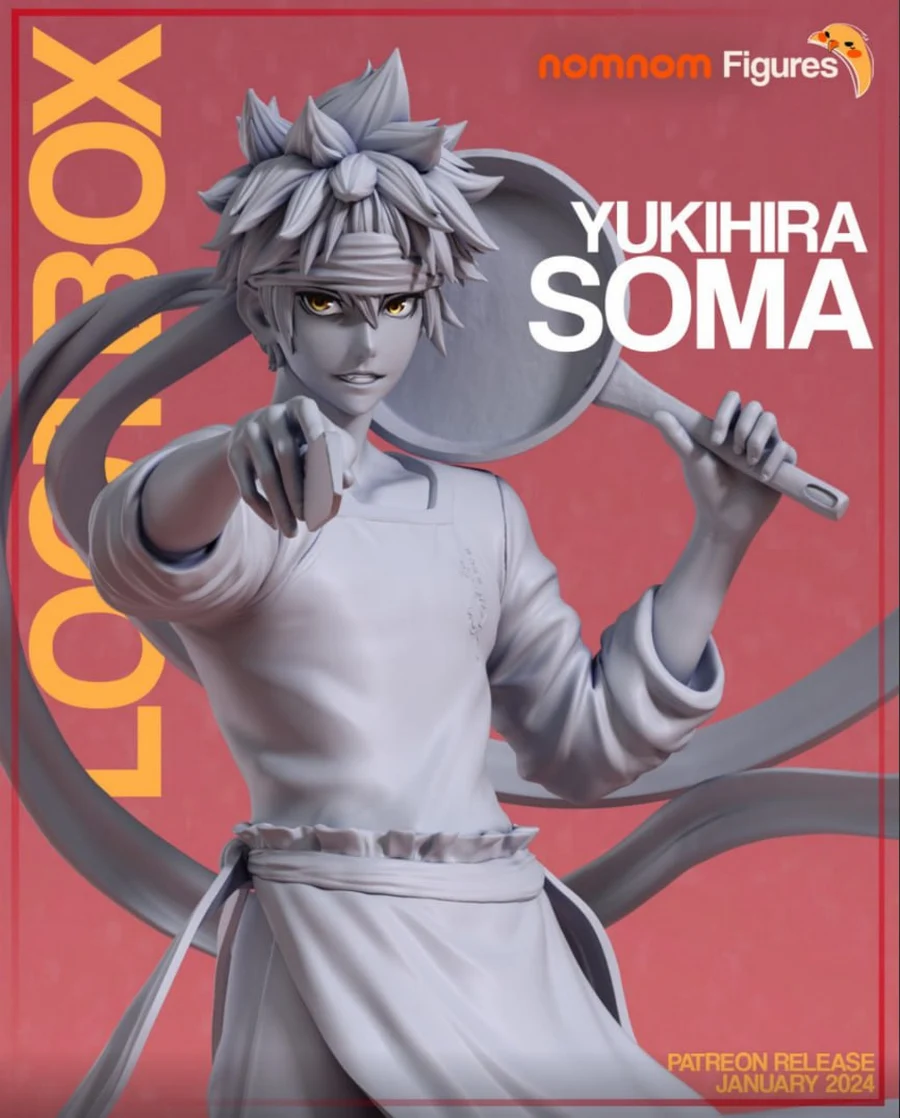 Soma Yukihira - Food Wars! 3D printable STL model