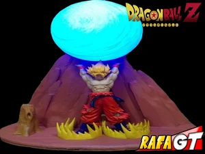 Son Goku Super Saiyan Genkidama – Dragon Ball 3D printable STL model