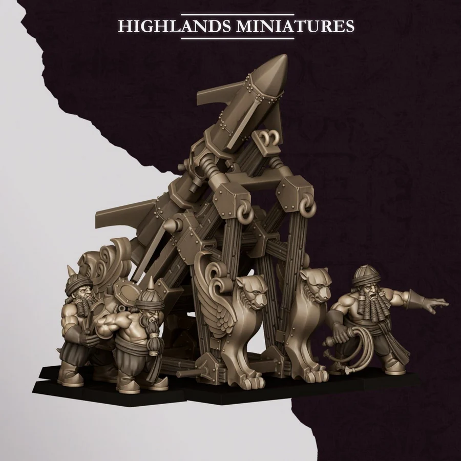 Sons of Marduk Mortar and Rocket – Warhammer 40K 3D printable STL model