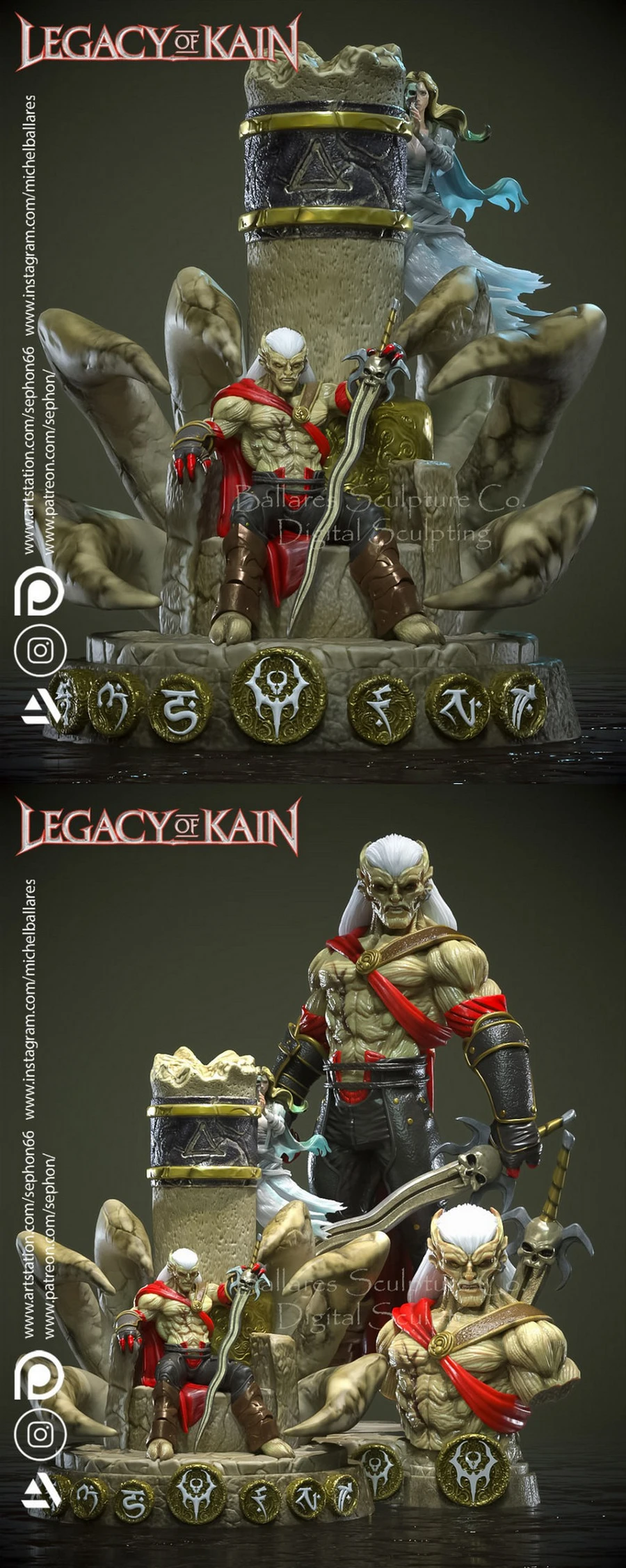 Kain Soul Reaver – Legacy of Kain 3D printable STL model