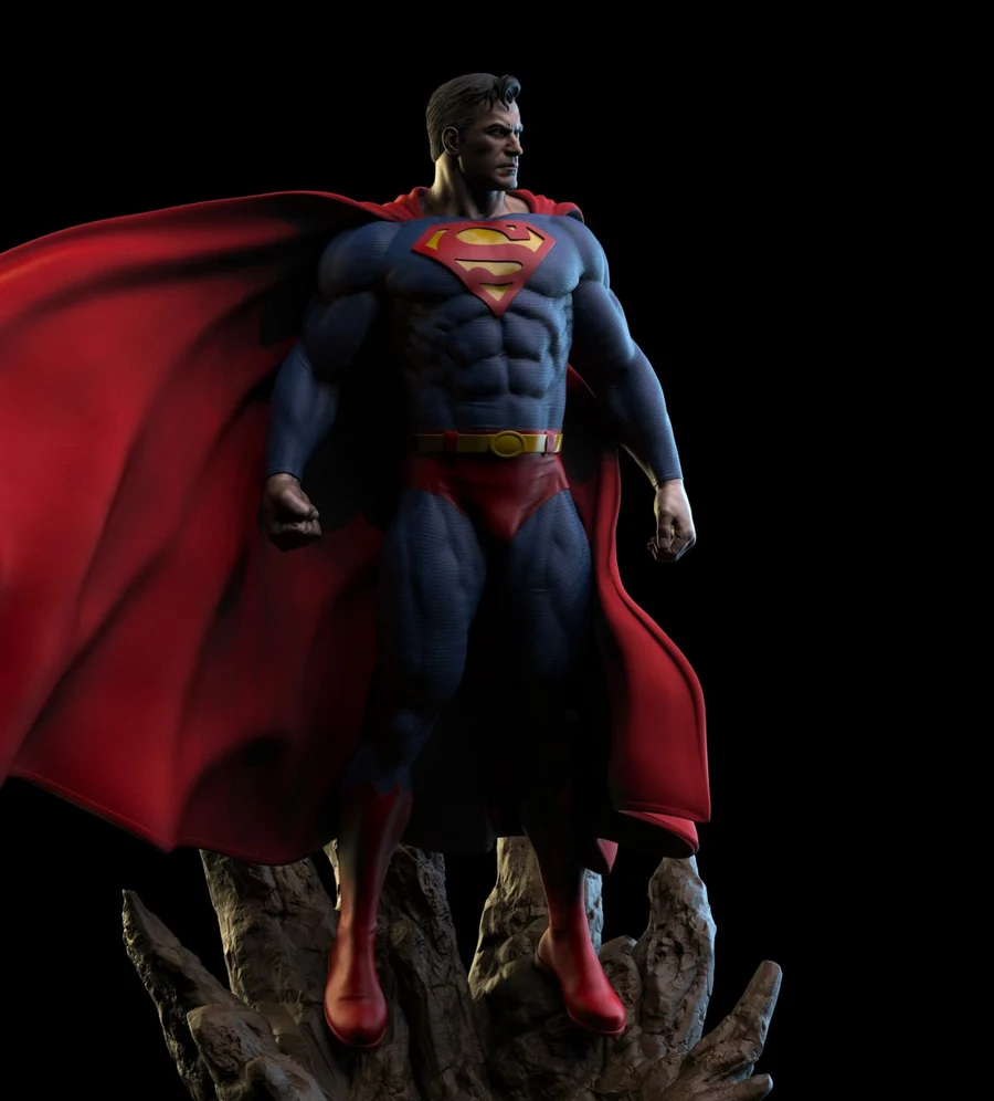 Superman Statue - DC Comics 3D printable STL model