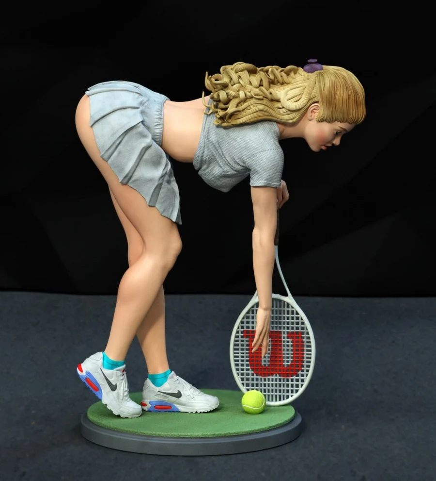 Tennis Girl – Original Character 3D printable STL model