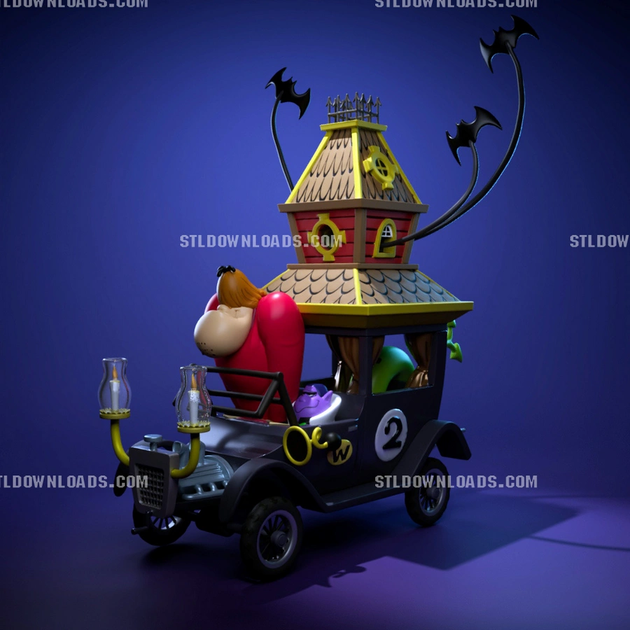 The Creepy Coupe – Wacky Races 3D printable STL model