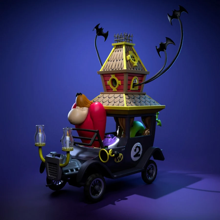 The Creepy Coupe – Wacky Races 3D printable STL model