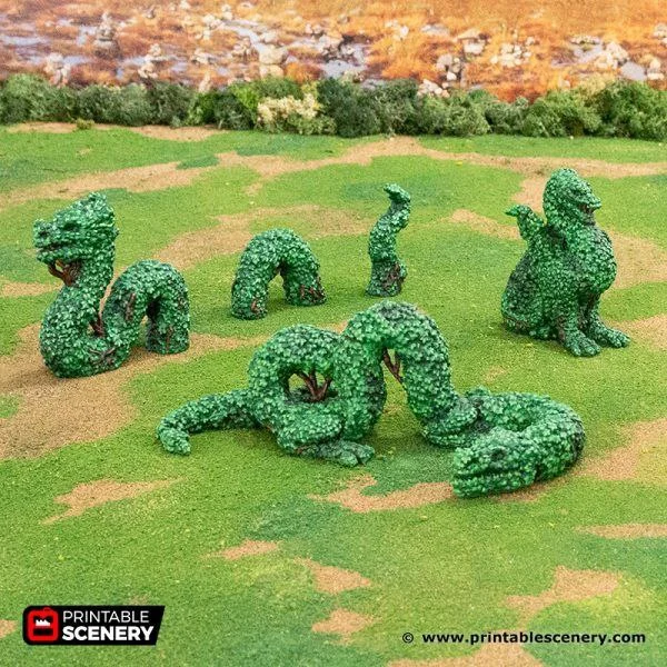 The Dragon Hedgerows 3D printable STL model