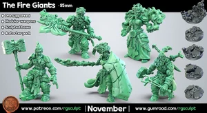 The Fire Giants 3D printable STL model