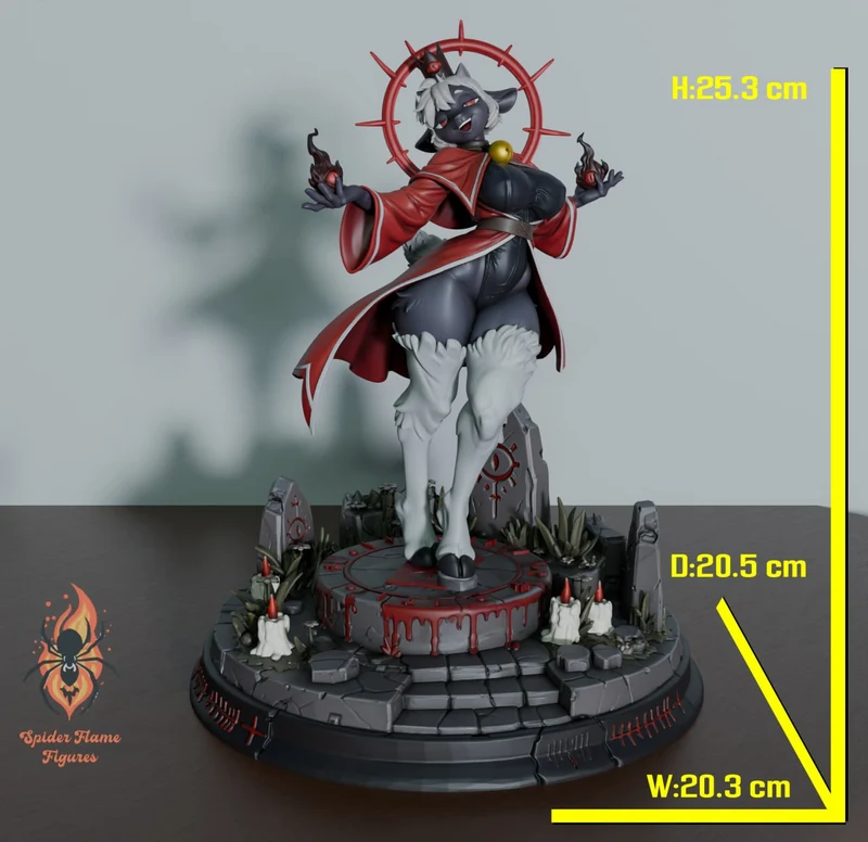 The Lamb Cult Leader (Cult of the Lamb) STL model for 3D printing