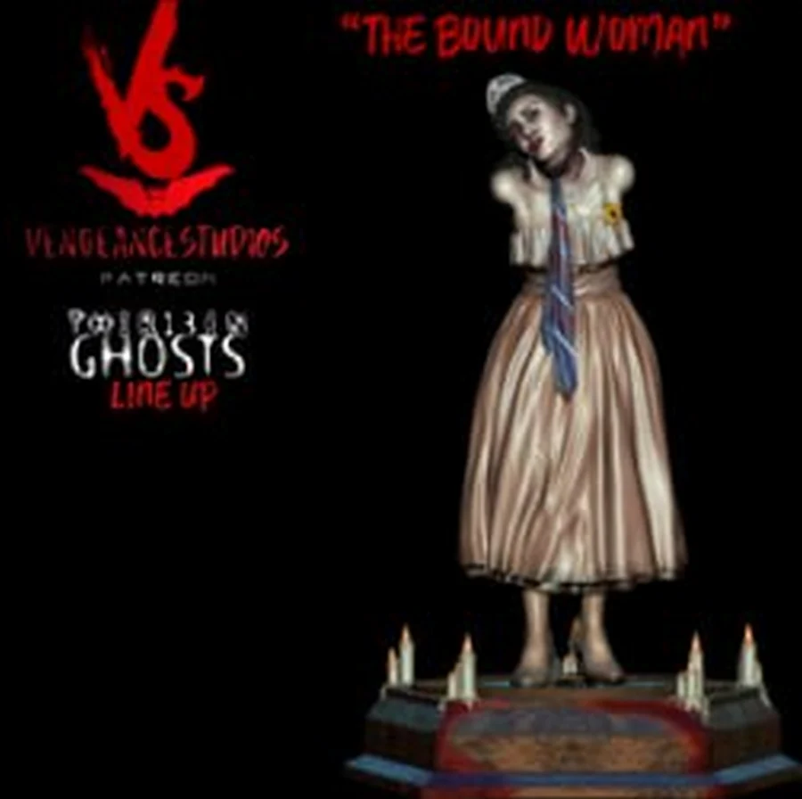 The Bound Woman – Original Character 3D printable STL model