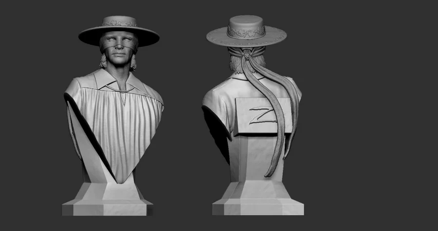 Zoro Bust – One Piece 3D printable STL model