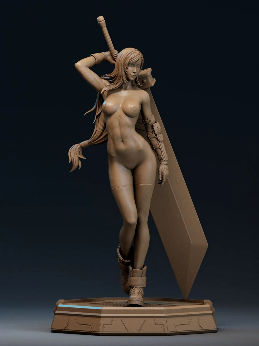Tifa - Final Fantasy VII 3D printable STL model
