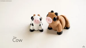 Tiny Cow 3D printable STL model
