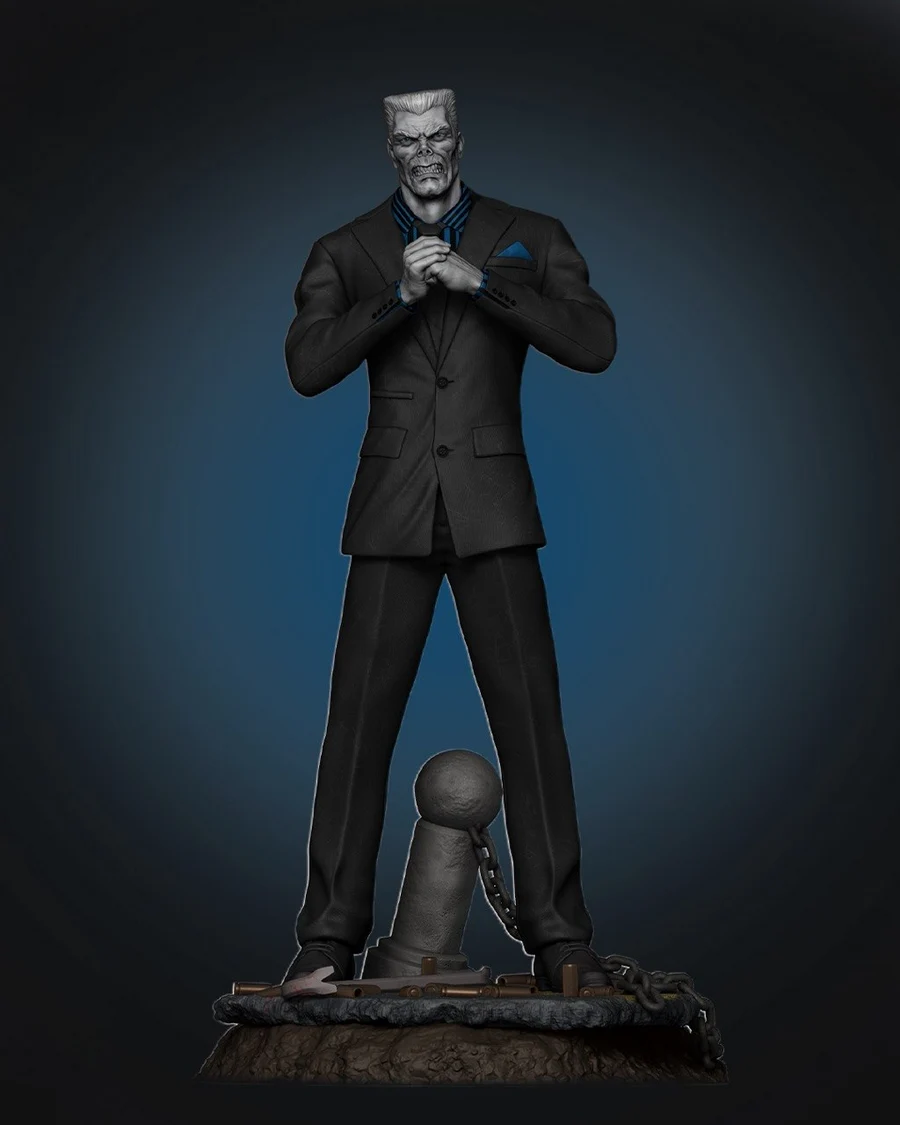 Tombstone Crime Boss – Marvel STL render Tombstone Crime Boss – Marvel 3D printable STL model
