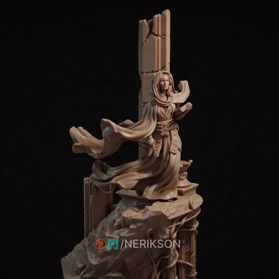 Traveler Journey to Knowledge – Fantasy 3D printable STL model